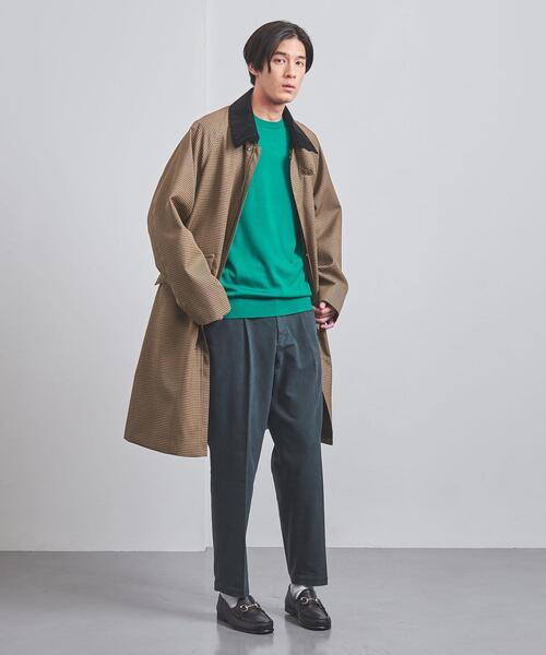 UNITED ARROWS（ユナイテッドアローズ）の「ハイゲージ クルーネック/セーター（ニット/セーター・メンズ・ライトグレー/ブラック/オレンジ/ケリー/レッド/ネイビー/グレー/パープル・S/M/L/XL）」の21枚目の写真