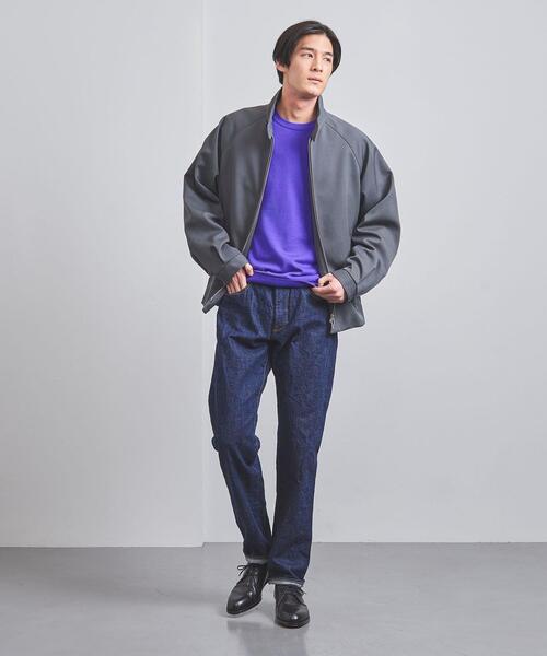 UNITED ARROWS（ユナイテッドアローズ）の「ハイゲージ クルーネック/セーター（ニット/セーター・メンズ・ライトグレー/ブラック/オレンジ/ケリー/レッド/ネイビー/グレー/パープル・S/M/L/XL）」の13枚目の写真