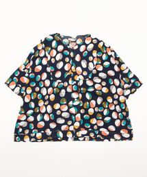 sandy | 【sandy】プリントカーブ衿ブラウス(シャツ/ブラウス)