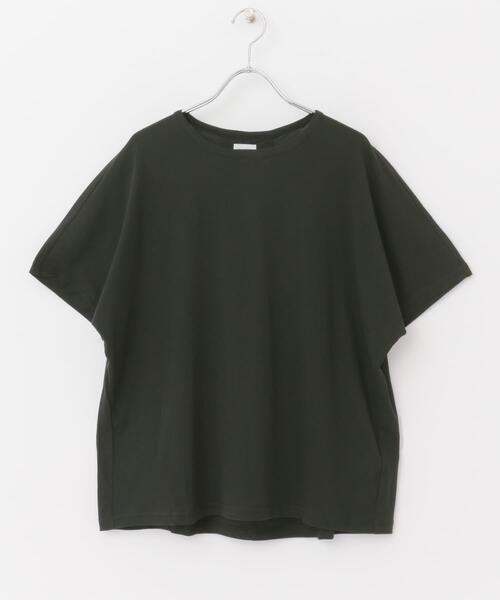 URBAN RESEARCH DOORS（アーバンリサーチドアーズ）の「ハイツイストコットンバックタックプルオーバー（Tシャツ/カットソー・レディース・イエロー系その他/ブラック/ブラウン・MEDIUM）」の4枚目の写真