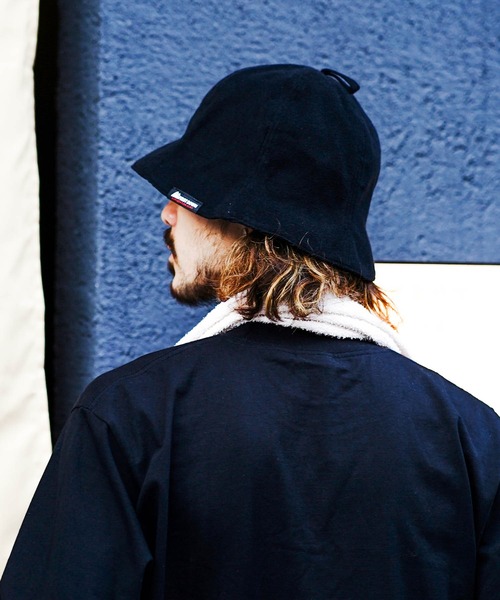 FIRST DOWN（ファーストダウン）の「【FIRST DOWN/ファーストダウン】表パイル素材　抗菌　防臭　サウナハット（ハット・メンズ・グレー/ブラック・FREE）」の4枚目の写真