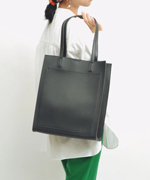カシュカシュ cachecache / WEB限定シンセティックレザーフロントポケットトート