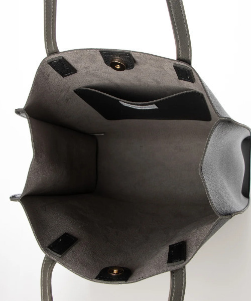 cache cache(カシュ カシュ)の「カシュカシュ cachecache / WEB限定シンセティックレザーフロントポケットトート(トートバッグ・レディース・ライトグレー/ベージュ系その他/ブラック/グリーン/ブラック×グレー・FREE)」の21枚目の写真