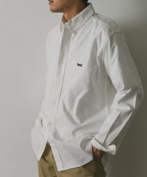 PENNEYS(ぺニーズ)の「『別注』PENNEYS×DOORS THE FOX オックス BUTTONDOWN SHIRTS(シャツ/ブラウス・メンズ・グレー/ライトブルー/ホワイト・LARGE/MEDIUM/SMALL)」の8枚目の写真