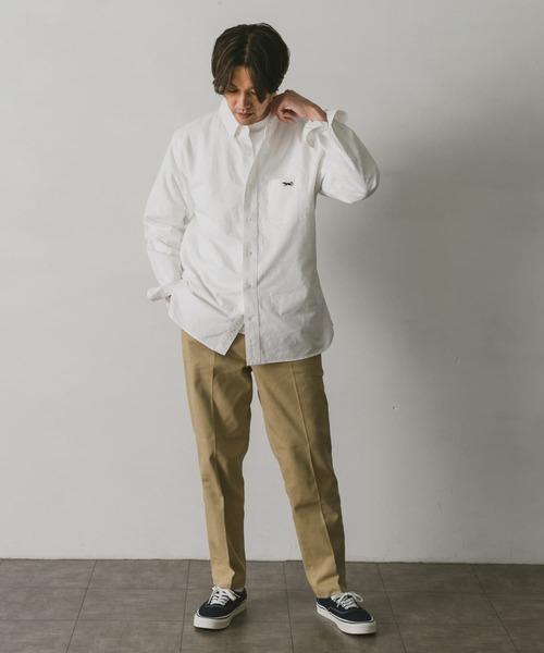 PENNEYS(ぺニーズ)の「『別注』PENNEYS×DOORS THE FOX オックス BUTTONDOWN SHIRTS(シャツ/ブラウス・メンズ・グレー/ライトブルー/ホワイト・LARGE/MEDIUM/SMALL)」の10枚目の写真