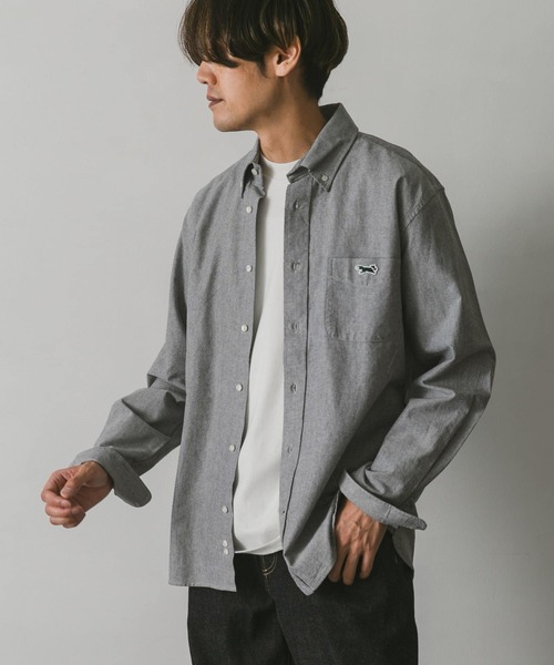 PENNEYS(ぺニーズ)の「『別注』PENNEYS×DOORS THE FOX オックス BUTTONDOWN SHIRTS(シャツ/ブラウス・メンズ・グレー/ライトブルー/ホワイト・LARGE/MEDIUM/SMALL)」の13枚目の写真