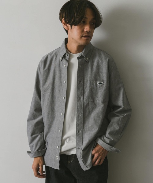 PENNEYS(ぺニーズ)の「『別注』PENNEYS×DOORS THE FOX オックス BUTTONDOWN SHIRTS(シャツ/ブラウス・メンズ・グレー/ライトブルー/ホワイト・LARGE/MEDIUM/SMALL)」の17枚目の写真