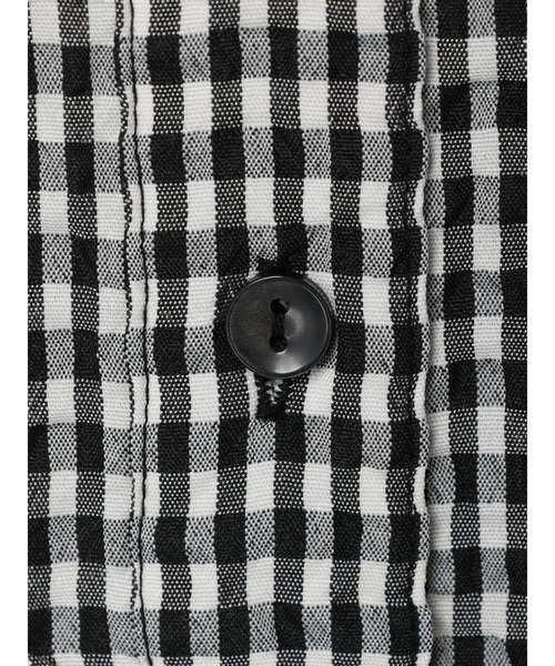 earth music&ecology（アースミュージックアンドエコロジー）の「ハイネックミニシャツワンピース（ワンピース・レディース・ブラック/ブルー/グリーン・FREE）」の11枚目の写真