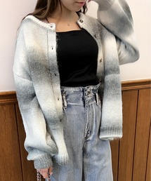 グラデーション2WAYニット