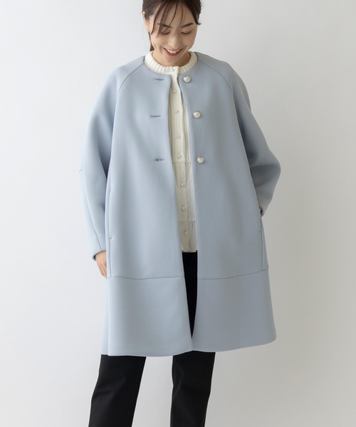 SONO/ソーノ　マシュマロコートパールボタン NOBLE 【SONONAVY】 SONO/ソーノ】マシュマロコートパールボタン NOBLE【SONONAVY】