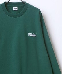 FIRST DOWN（ファーストダウン）の「FIRST DOWN/ファーストダウン ビッグシルエット 裏起毛 ワンポイント刺繍 スウェット トレーナー（スウェット・メンズ）」
