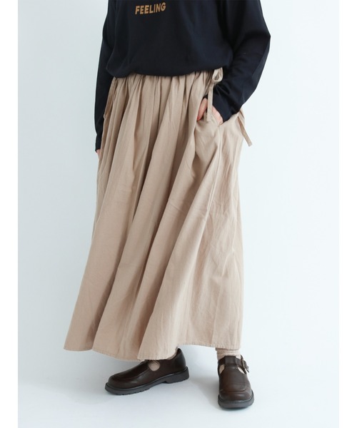 Samansa Mos2（サマンサ モスモス）の「脇リボンスカート（スカート・レディース・ブラック/ベージュ/ブルー・ﾌﾘ-）」の16枚目の写真