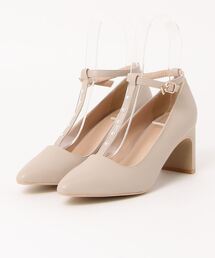 EDIT COLOGNE | 【美人百花11月号タイアップ 休井美郷さん着用商品】Ｔストラップパールパンプス(パンプス)