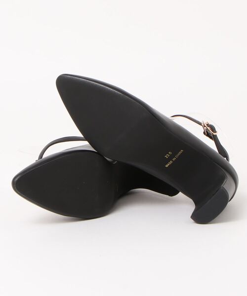 EDIT COLOGNE（エディットコロン）の「【美人百花11月号タイアップ 休井美郷さん着用商品】Ｔストラップパールパンプス（パンプス・レディース・ベージュ/ボルドー/ブラック・24.0cm/23.5cm/23.0cm）」の5枚目の写真