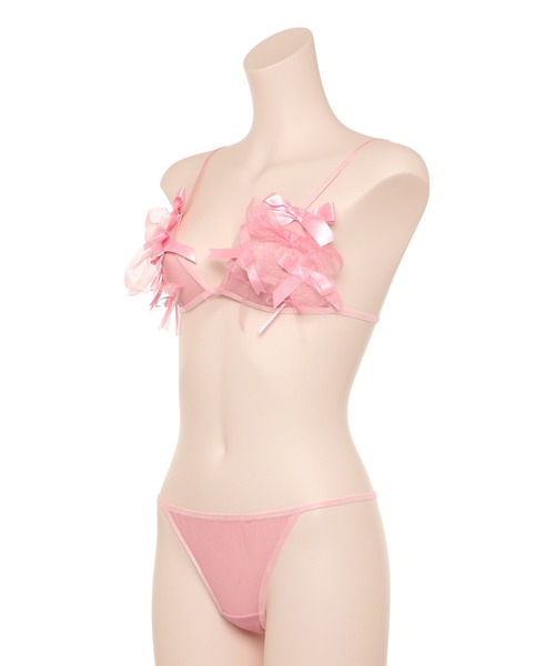 【新品未使用】ラビジュール　ブラジャー　ショーツ　セット　ピンク　現行品 2430876075.jpg?1731735438
