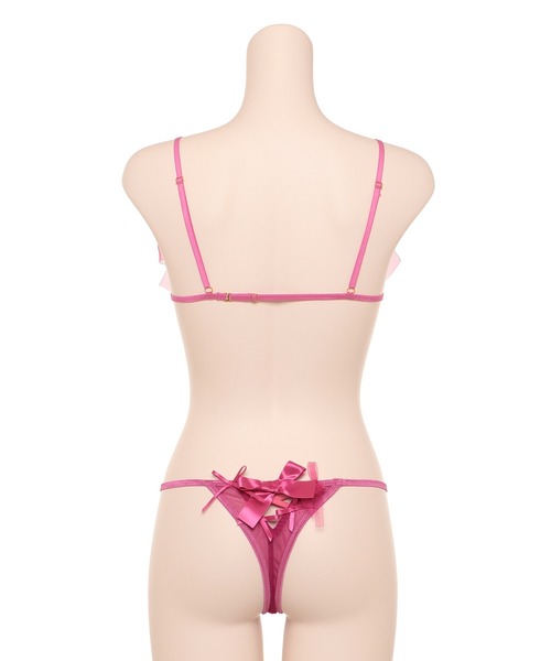 【新品未使用】ラビジュール　ブラジャー　ショーツ　セット　ピンク　現行品 Ravijour - ラヴィジュール ブラジャーショーツ C65 S ピンクの