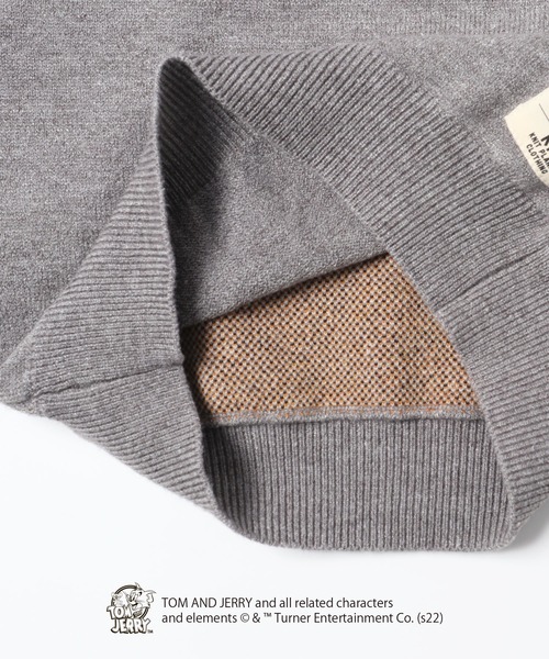 Tom＆Jerry（トムアンドジェリー）の「TOM and JERRY/トムとジェリー セーター(100～130cm)（ニット/セーター・キッズ・ブルー/杢グレー・100cm/110cm/120cm/130cm）」の11枚目の写真