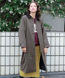 niko and... | ウーリーマキシステンカラーコート(ステンカラーコート)