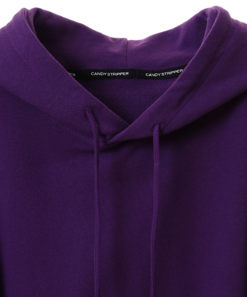 Candy Stripper（キャンディストリッパー）の「NAUGHTY GIRLS CLUB SWEAT フーディー（スウェット・レディース・パープル/ホワイト/ブラック・2）」の8枚目の写真