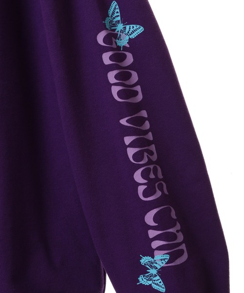 Candy Stripper（キャンディストリッパー）の「NAUGHTY GIRLS CLUB SWEAT フーディー（スウェット・レディース・パープル/ホワイト/ブラック・2）」の7枚目の写真