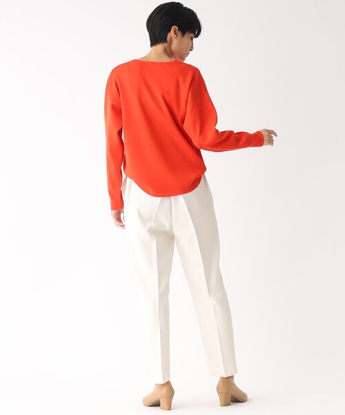 OPAQUE.CLIP（オペークドットクリップ）の「◆ストレッチダブルクロス イージーテーパードパンツ（その他パンツ・レディース・アイボリー/ブラック/ベージュ/オレンジ・40/38/36/34/42）」の20枚目の写真