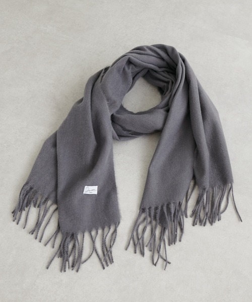 DISCOAT（ディスコート）の「カラーストール（ストール/ショール・レディース・グレー/アイボリー/ブラウン/グリーン/オレンジ・FREE）」の21枚目の写真