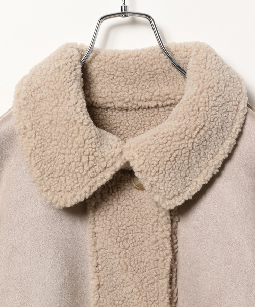GLOBAL WORK(グローバルワーク)の「リバーシブルムートンコート/AND YUA ANY/162467(ムートンコート・キッズ・ブラウン系その他5/ベージュ系その他2・150cm/160cm)」の10枚目の写真