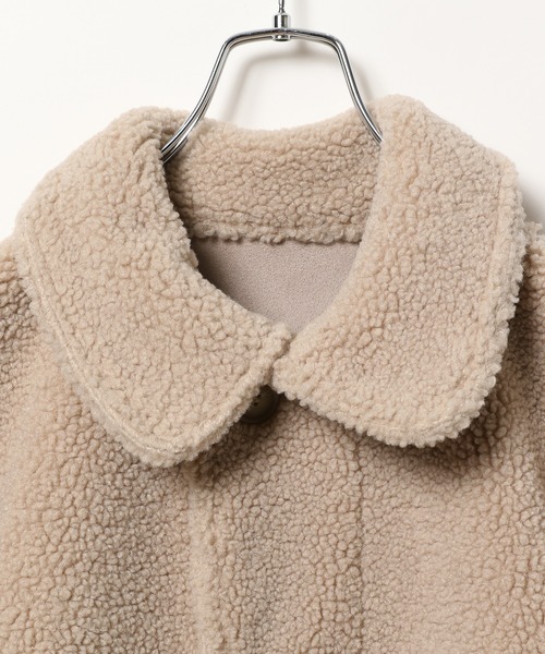 GLOBAL WORK(グローバルワーク)の「リバーシブルムートンコート/AND YUA ANY/162467(ムートンコート・キッズ・ブラウン系その他5/ベージュ系その他2・150cm/160cm)」の15枚目の写真