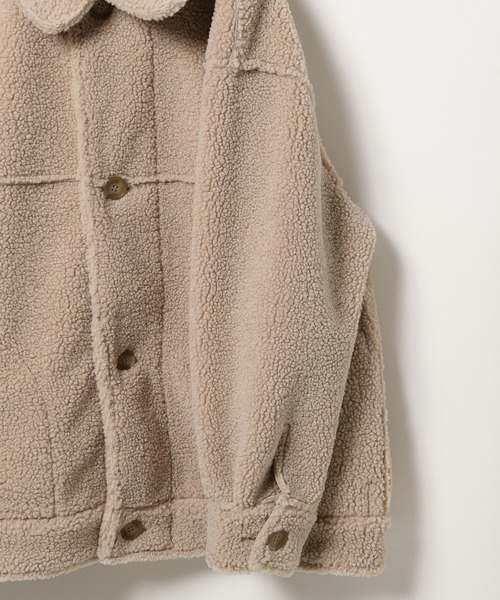 GLOBAL WORK(グローバルワーク)の「リバーシブルムートンコート/AND YUA ANY/162467(ムートンコート・キッズ・ブラウン系その他5/ベージュ系その他2・150cm/160cm)」の19枚目の写真