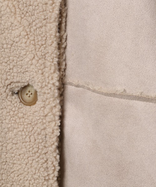 GLOBAL WORK(グローバルワーク)の「リバーシブルムートンコート/AND YUA ANY/162467(ムートンコート・キッズ・ブラウン系その他5/ベージュ系その他2・150cm/160cm)」の17枚目の写真