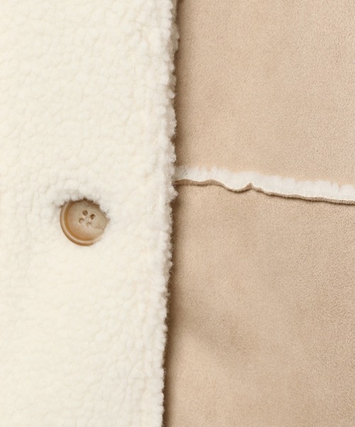 GLOBAL WORK(グローバルワーク)の「リバーシブルムートンコート/AND YUA ANY/162467(ムートンコート・キッズ・ブラウン系その他5/ベージュ系その他2・150cm/160cm)」の13枚目の写真