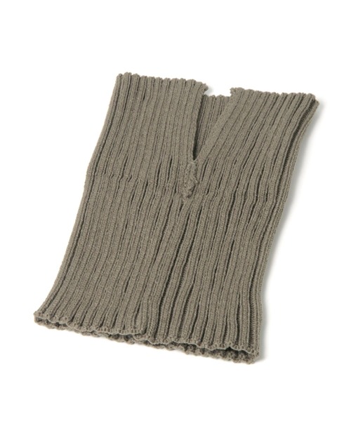 LAKOLE（ラコレ）の「リブニットスヌード / 347763（ネックウォーマー/スヌード・レディース・カーキ/グレー/オフホワイト/ブラウン・FREE）」の10枚目の写真