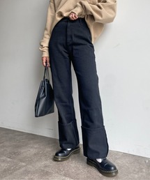 CPCM | カツラギ裾折り返しパンツ(デニムパンツ)