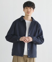 ルーズベーシックメルトンコーチジャケット
