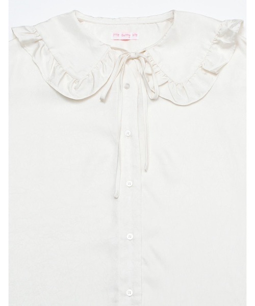 Little sunny bite（リトルサニーバイト）の「Sailor collar blouse（シャツ/ブラウス・レディース・ブラック/ホワイト/ピンク/オレンジ・FREE）」の13枚目の写真