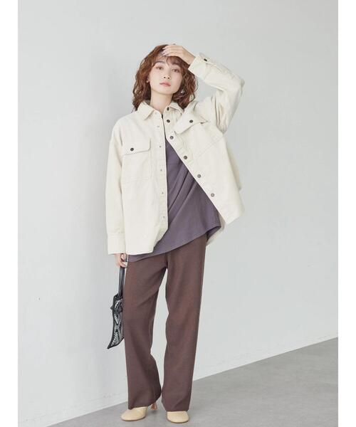 AMERICAN HOLIC（アメリカンホリック）の「リブニットパンツ（その他パンツ・レディース・ブラウン/ブラック・M/S/L）」の9枚目の写真