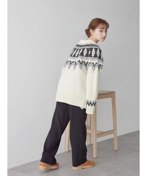 AMERICAN HOLIC（アメリカンホリック）の「リブニットパンツ（その他パンツ・レディース・ブラウン/ブラック・M/S/L）」の19枚目の写真
