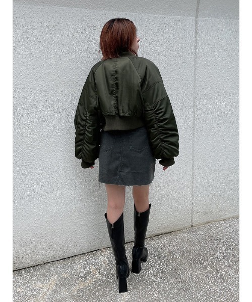 ENVYM(アンビー)の「トラピゾイドミニSK(スカート・レディース・ベージュ/ブルー/グレー・MEDIUM/SMALL)」の20枚目の写真