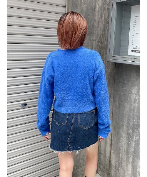 ENVYM(アンビー)の「トラピゾイドミニSK(スカート・レディース・ベージュ/ブルー/グレー・MEDIUM/SMALL)」の10枚目の写真