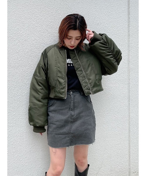 ENVYM(アンビー)の「トラピゾイドミニSK(スカート・レディース・ベージュ/ブルー/グレー・MEDIUM/SMALL)」の19枚目の写真