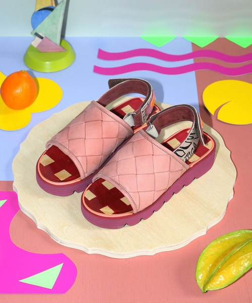 む*う様 JUCO. ジュコくせっ毛プードル音楽隊ヒヅメサンダル