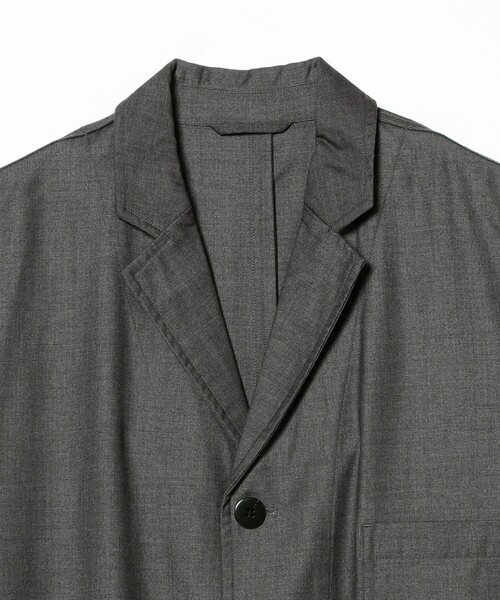 BEAMS LIGHTS（ビームスライツ）の「BEAMS LIGHTS / ツイル ガレージ コート（その他アウター・メンズ・グレー/ネイビー・SMALL/MEDIUM/LARGE）」の5枚目の写真