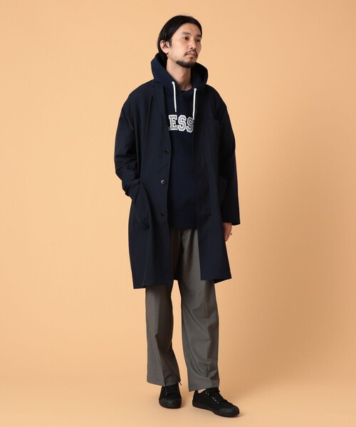 BEAMS LIGHTS（ビームスライツ）の「BEAMS LIGHTS / ツイル ガレージ コート（その他アウター・メンズ・グレー/ネイビー・SMALL/MEDIUM/LARGE）」の10枚目の写真