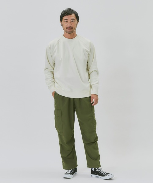BACK NUMBER(バックナンバー)の「【BACK NUMBER】裏シャギークルースウェット(スウェット・メンズ・オリーブ/ブラック/オフホワイト/ブルー・L/S/M/XL)」の13枚目の写真