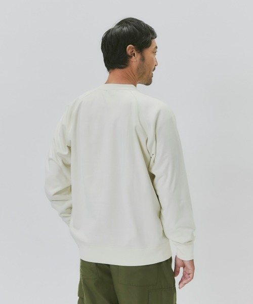 BACK NUMBER(バックナンバー)の「【BACK NUMBER】裏シャギークルースウェット(スウェット・メンズ・オリーブ/ブラック/オフホワイト/ブルー・L/S/M/XL)」の15枚目の写真