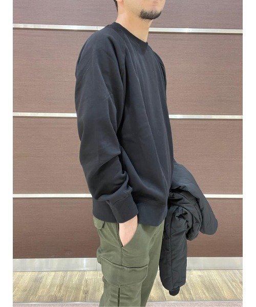 BACK NUMBER(バックナンバー)の「【BACK NUMBER】裏シャギークルースウェット(スウェット・メンズ・オリーブ/ブラック/オフホワイト/ブルー・L/S/M/XL)」の19枚目の写真