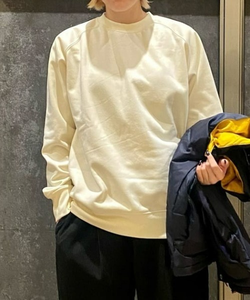 BACK NUMBER(バックナンバー)の「【BACK NUMBER】裏シャギークルースウェット(スウェット・メンズ・オリーブ/ブラック/オフホワイト/ブルー・L/S/M/XL)」の18枚目の写真