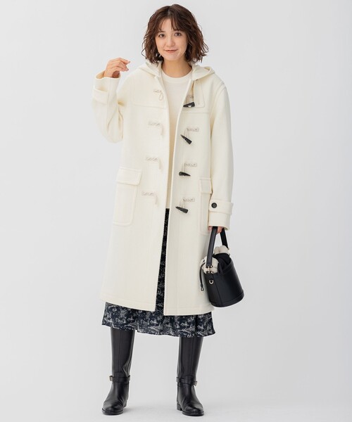 セール】ヘリンボーン ダッフルコート（ダッフルコート）｜23区