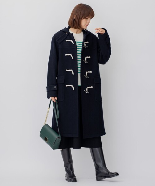 セール】ヘリンボーン ダッフルコート（ダッフルコート）｜23区