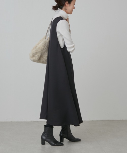 BEARDSLEY（ビアズリー）の「〈シーズンレス〉ジャンパースカート（ワンピース・レディース・ブラック・0/1）」の11枚目の写真